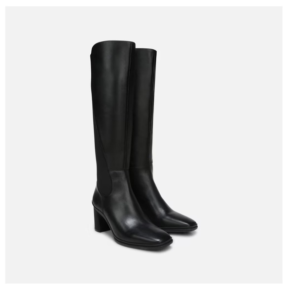 Naturalizer Axel 2 Weatherproof Knee-High Boots | Size 8M | Black Leather | NWT - Picture 1 of 10